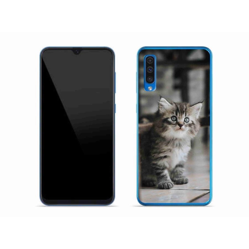 Gél védőhuzat mmCase Samsung Galaxy A50 készülékhez - cica