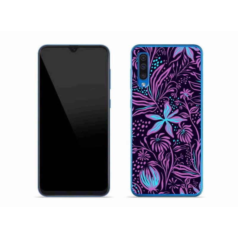 Gél védőhuzat mmCase Samsung Galaxy A50 - virágok 2
