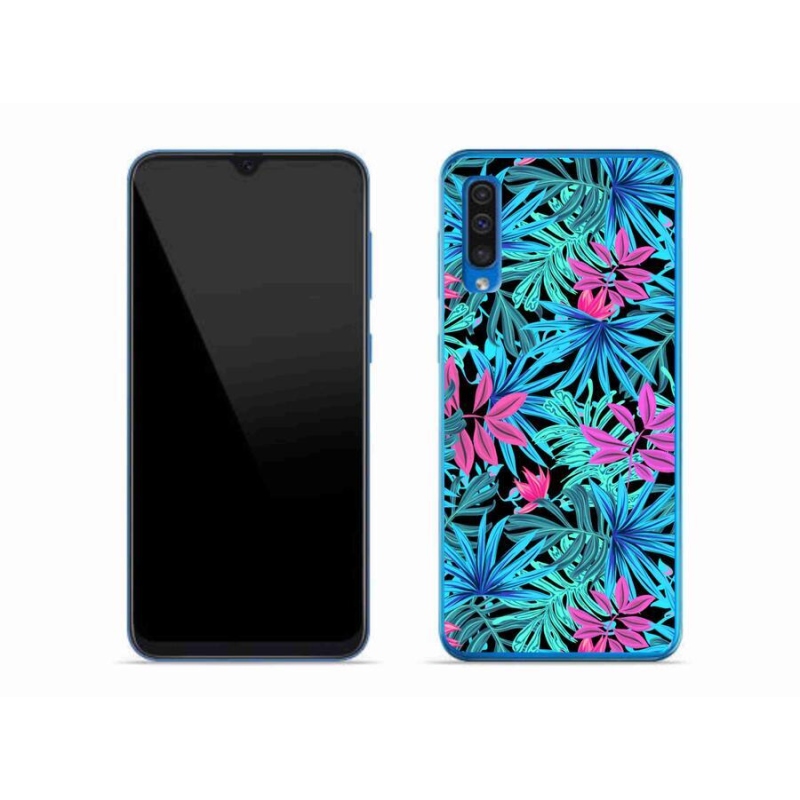 Gél védőhuzat mmCase Samsung Galaxy A50 - virágok 3