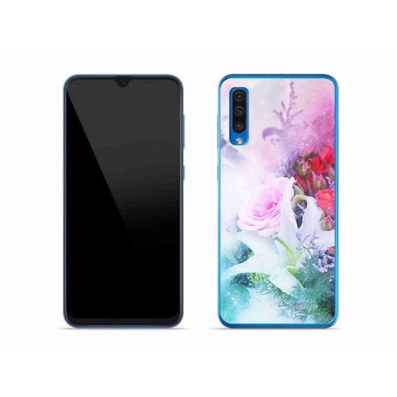 Zselés borítás mmCase Samsung Galaxy A50 - virágok 4