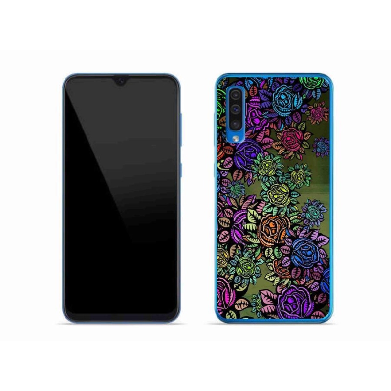 Gél borítás mmCase Samsung Galaxy A50 - virágok 6