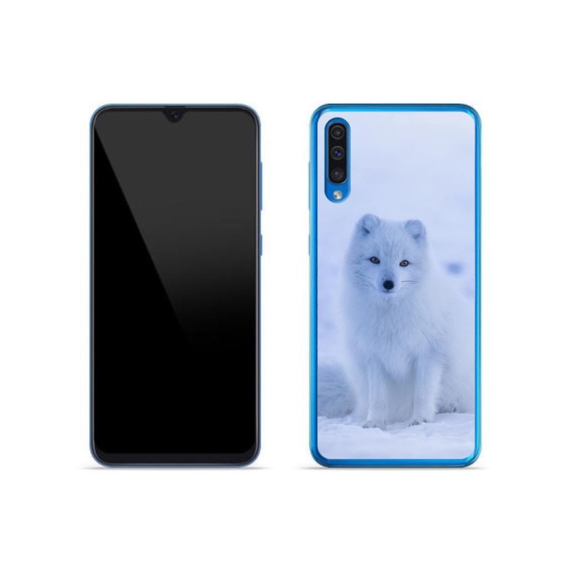 Zselés borítás mmCase Samsung Galaxy A50 készülékhez - polár róka