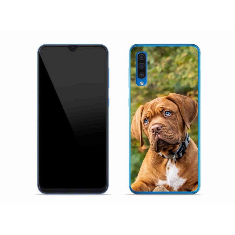 Zselés borítás mmCase Samsung Galaxy A50 - kölyökkékhez