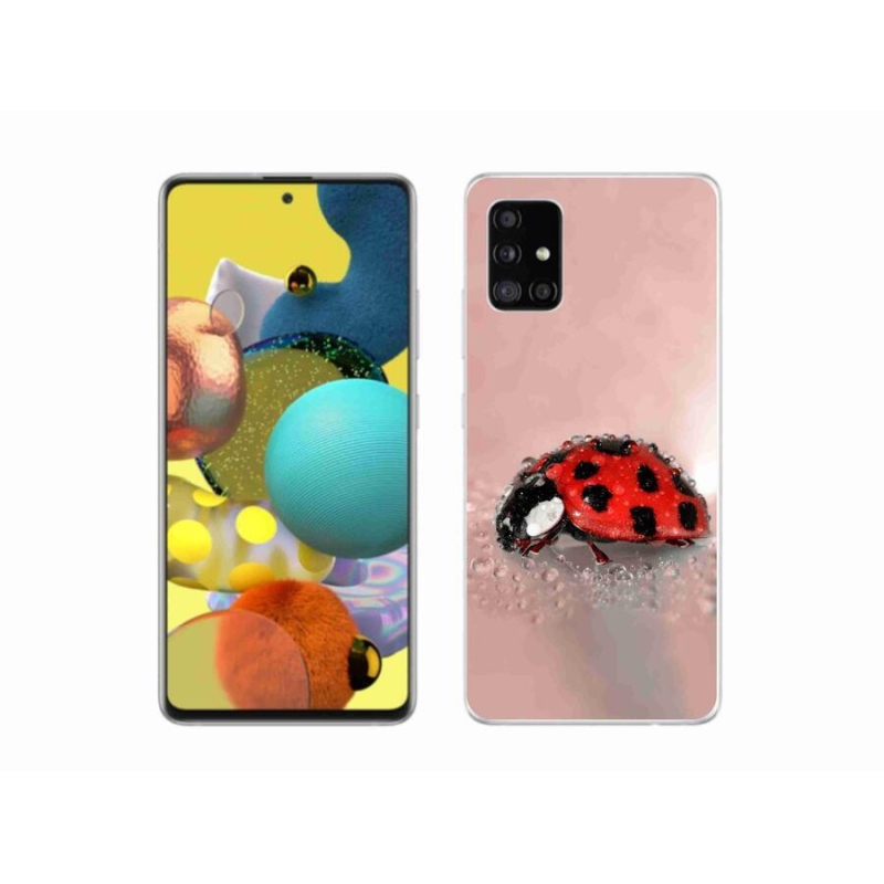 Zselés borítás mmCase Samsung Galaxy A51 5G - katicabogárhoz