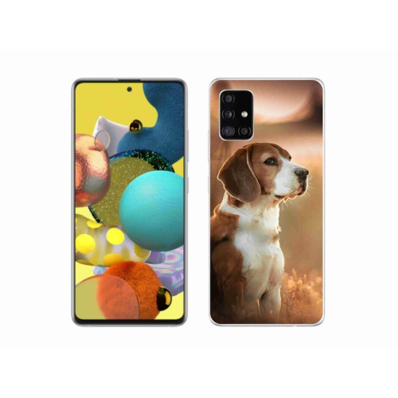 Gél védőburkolat mmCase Samsung Galaxy A51 5G - bézs színben