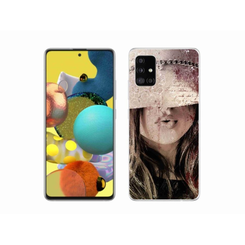 Zselés borítás mmCase Samsung Galaxy A51 5G - lányhoz