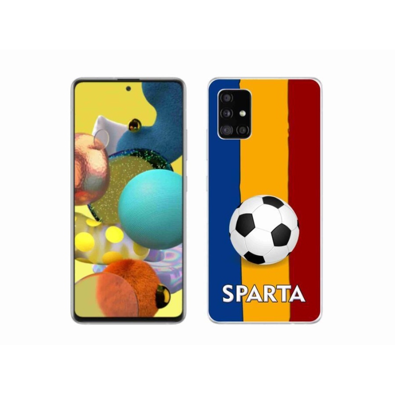 Gél védőburkolat mmCase Samsung Galaxy A51 5G - futball 1