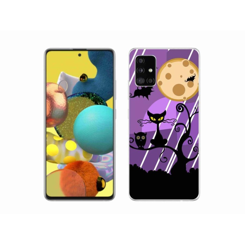 Gél borítás mmCase Samsung Galaxy A51 5G - halloween