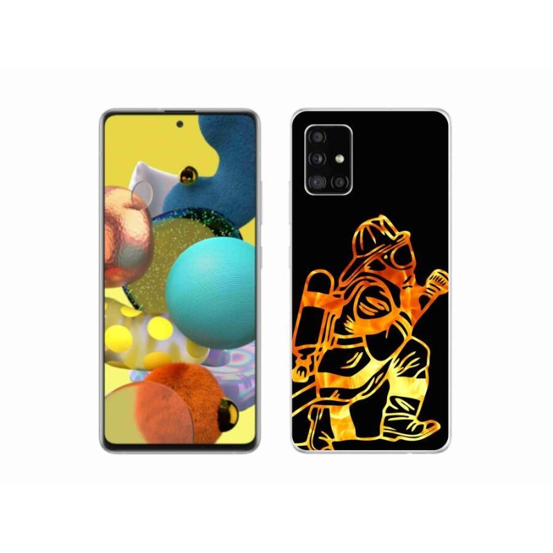 Gél védőburkolat mmCase Samsung Galaxy A51 5G - tűzoltó 1