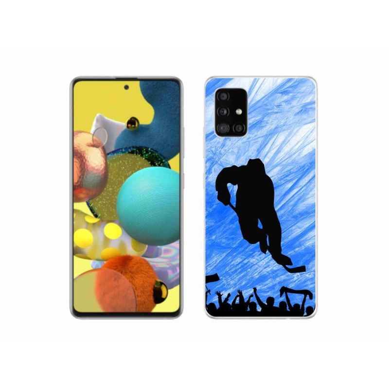 Gél borítás mmCase Samsung Galaxy A51 5G - hokijátékos számára