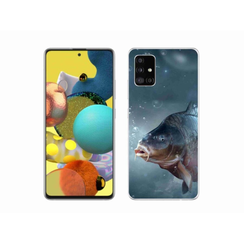 Gél borítás mmCase Samsung Galaxy A51 5G - ponty és buborékok