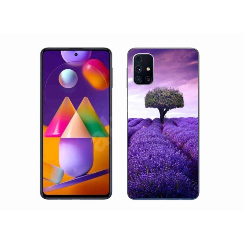 Zselés borítás mmCase Samsung Galaxy A51 5G - levendula rét
