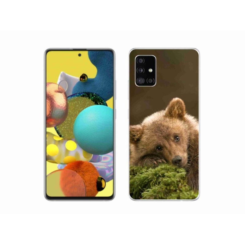 Zselés borítás mmCase Samsung Galaxy A51 5G - medve