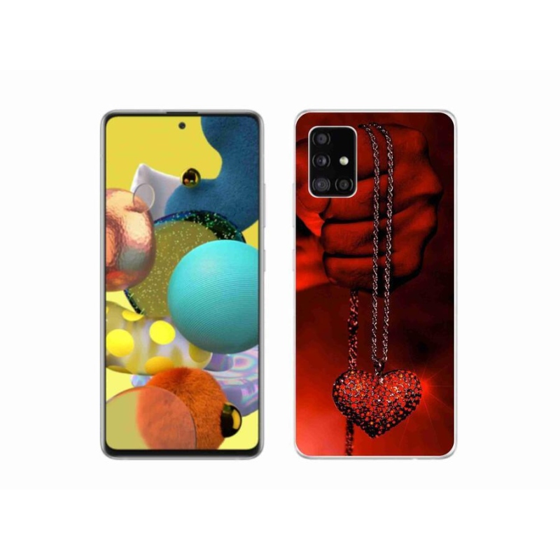 Gél borítás mmCase Samsung Galaxy A51 5G - nyaklánc