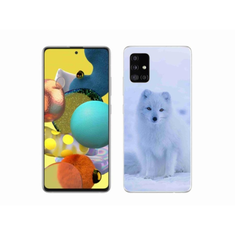 Zselés borítás mmCase Samsung Galaxy A51 5G - polár róka
