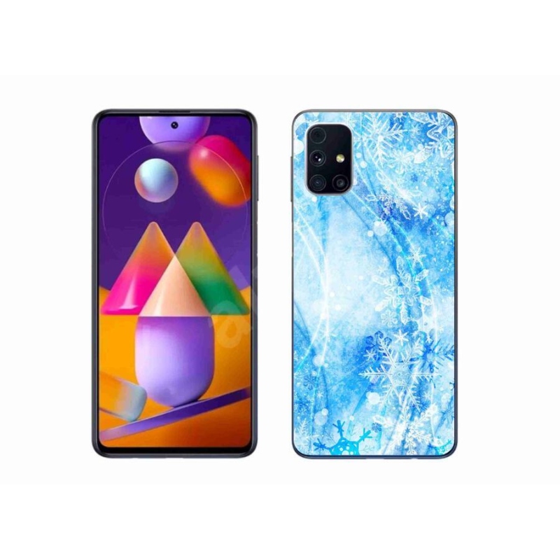 Gél védőhuzat mmCase Samsung Galaxy A51 5G - hópelyhekhez