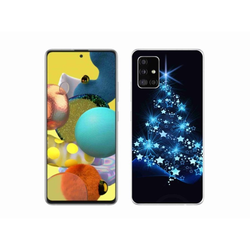 Gél borítás mmCase Samsung Galaxy A51 5G - karácsonyfa