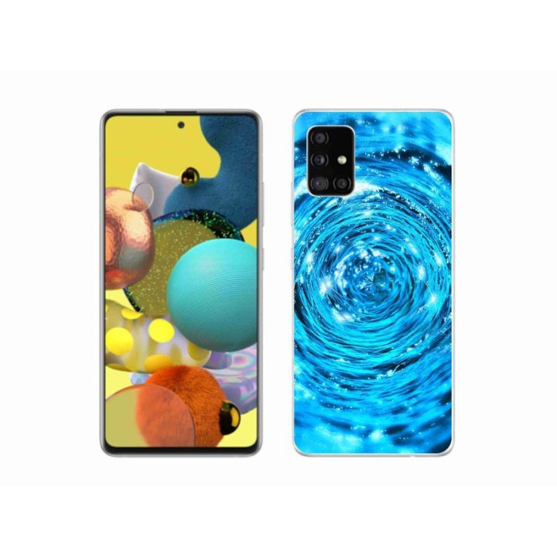 Gél borítás mmCase Samsung Galaxy A51 5G - vízörvény - Samsung Galaxy A51 5G - vízörvény