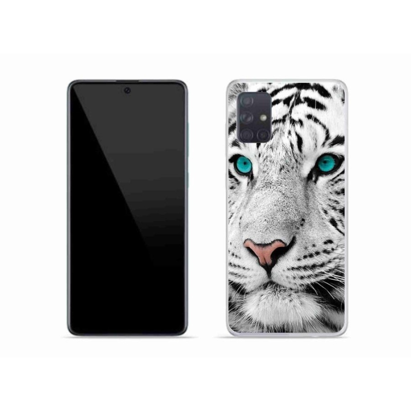 Gél védőhuzat mmCase Samsung Galaxy A51 - fehér tigris