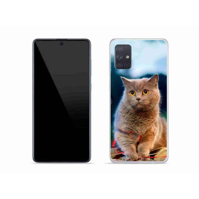 Gél védőhuzat mmCase Samsung Galaxy A51 - brit kék 2