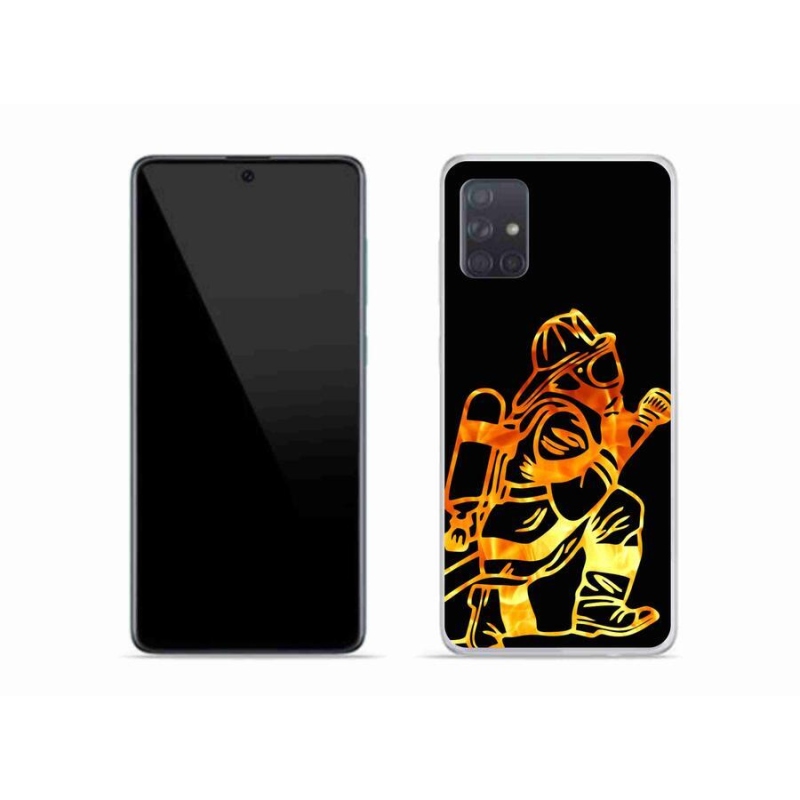 Zselés borítás mmCase Samsung Galaxy A51 - tűzoltó 1