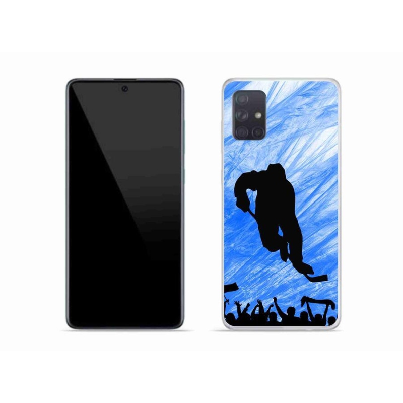 Gél borítás mmCase Samsung Galaxy A51 - hokis játékoshoz