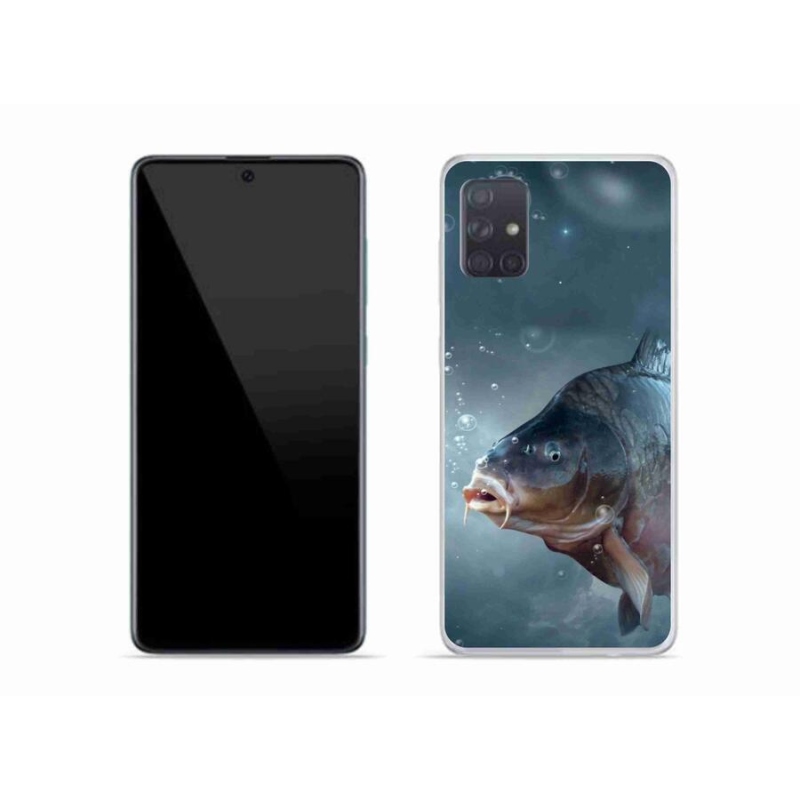 Gél borítás mmCase Samsung Galaxy A51 - ponty és buborékok