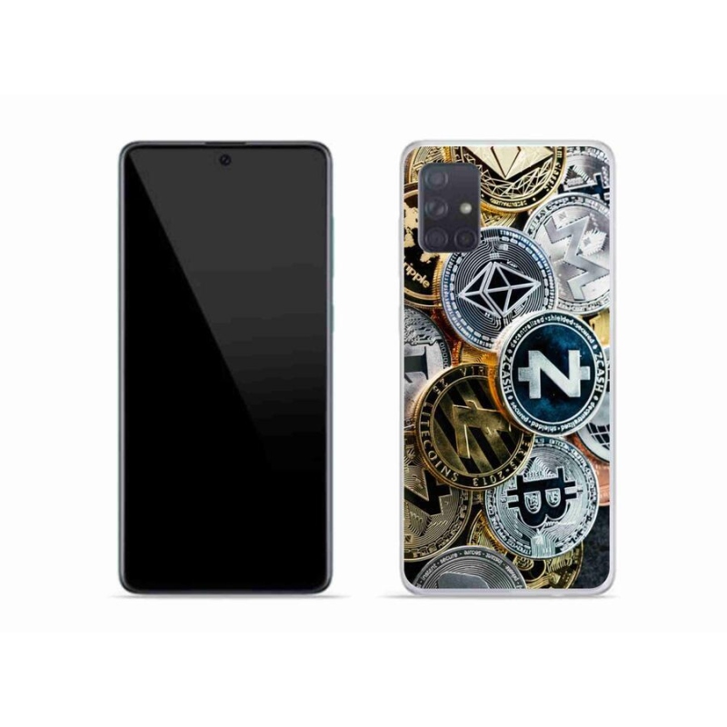Gél borítás mmCase Samsung Galaxy A51 készülékhez - kriptovaluták