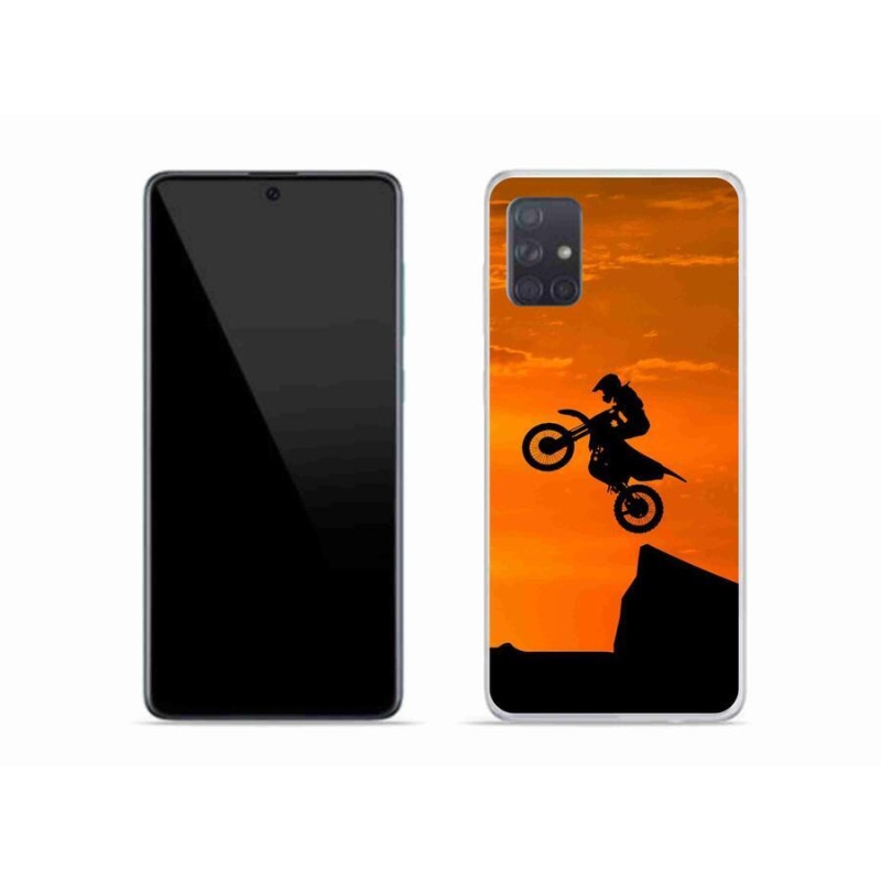 Zselés borítás mmCase Samsung Galaxy A51 - motocross