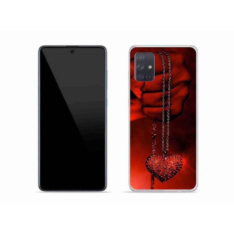 Gél borítás mmCase Samsung Galaxy A51 készülékhez - nyaklánc