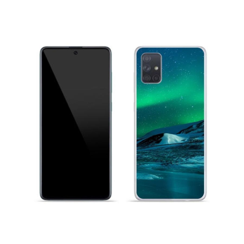 Gél borító mmCase Samsung Galaxy A51 - aurora borealis - Samsung Galaxy A51 - sarki fény