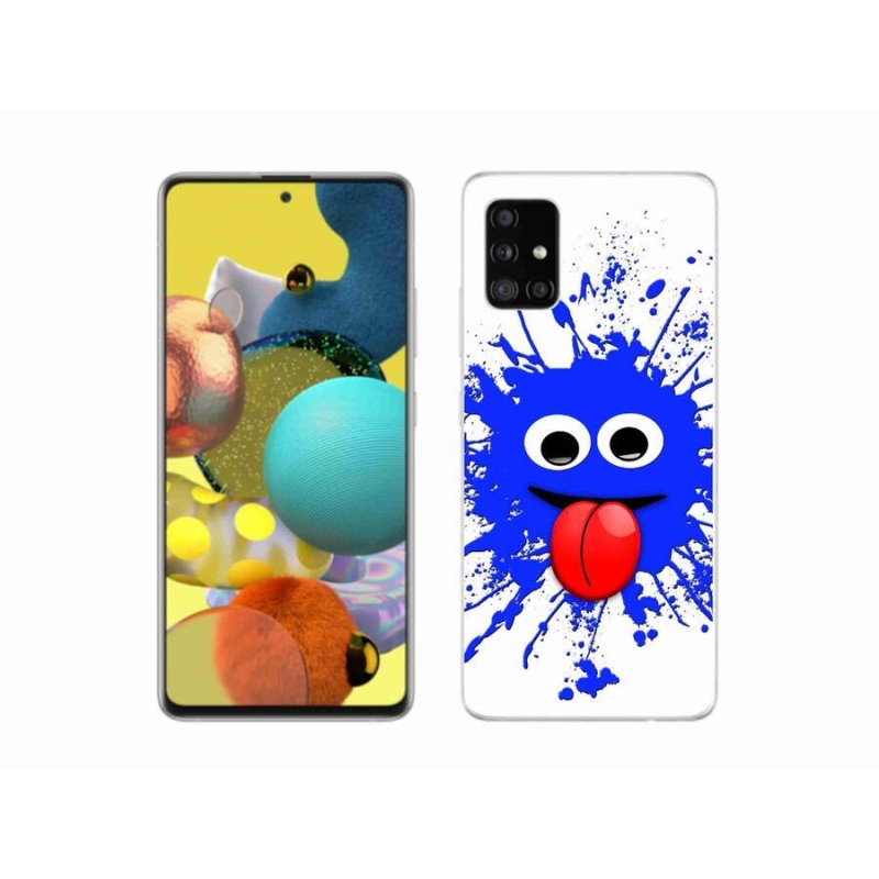 Zselés borítás mmCase Samsung Galaxy A51 készülékhez - ghost