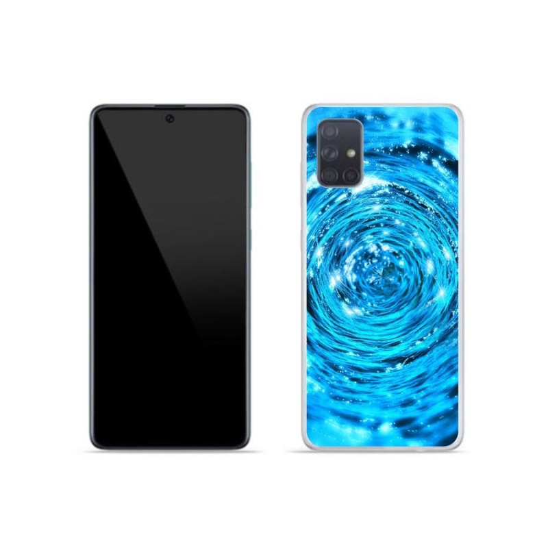 Gél borítás mmCase Samsung Galaxy A51 - vízörvény - Samsung Galaxy A51 tok