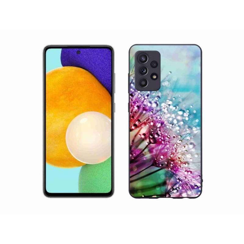 Zselés borítás mmCase Samsung Galaxy A52/A52 5G - színes virágok
