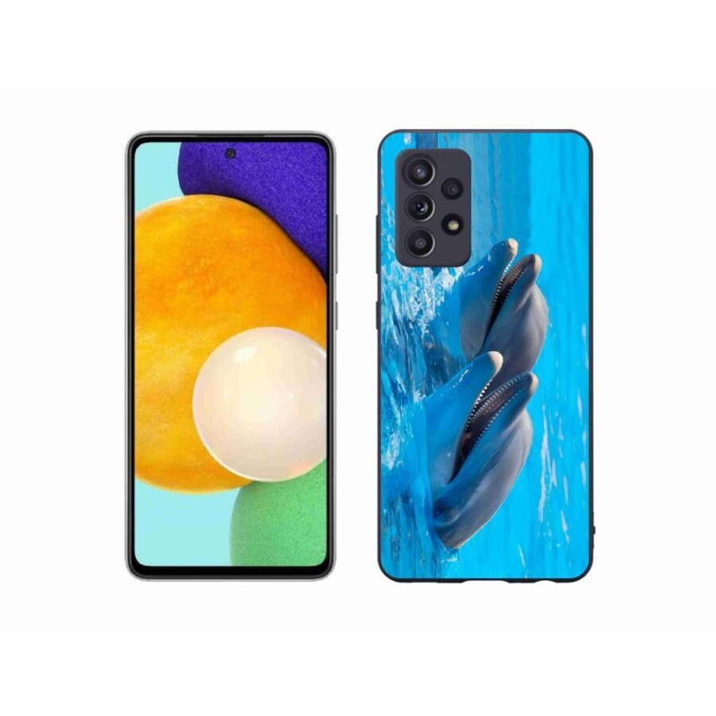 Zselés borítás mmCase Samsung Galaxy A52/A52 5G - delfinek