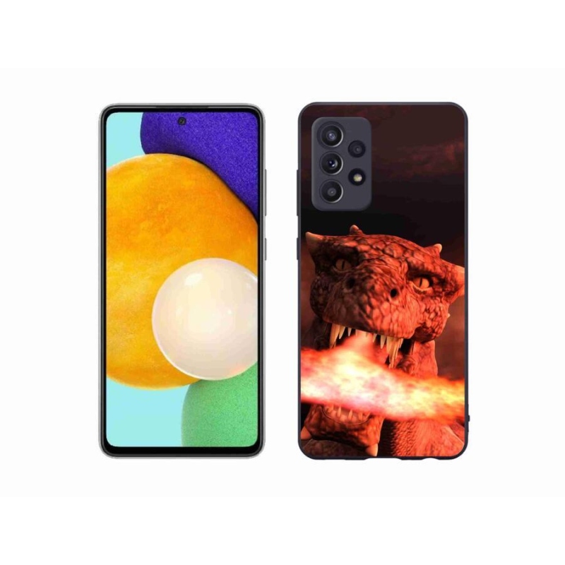 Gél védőhuzat mmCase Samsung Galaxy A52/A52 5G - sárkány