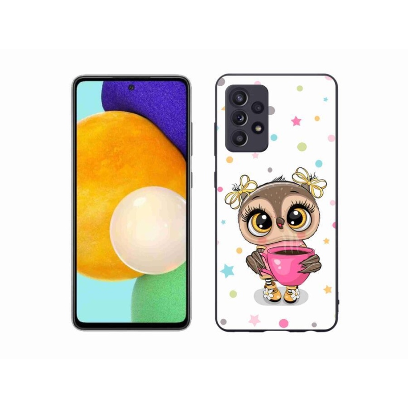 Zselés borítás mmCase Samsung Galaxy A52/A52 5G - rajzfilm bagolyhoz