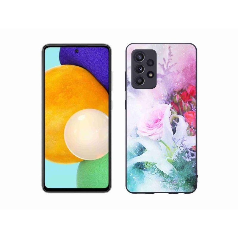 Gél borítás mmCase Samsung Galaxy A52/A52 5G - virágok 4
