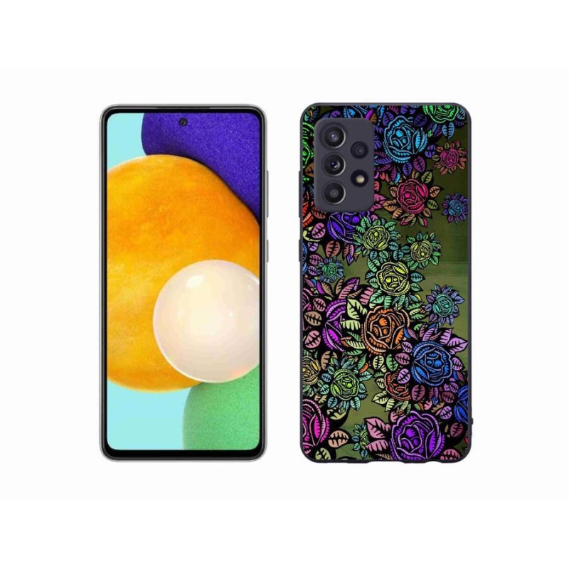 Gél borító mmCase Samsung Galaxy A52/A52 5G - virágok 6