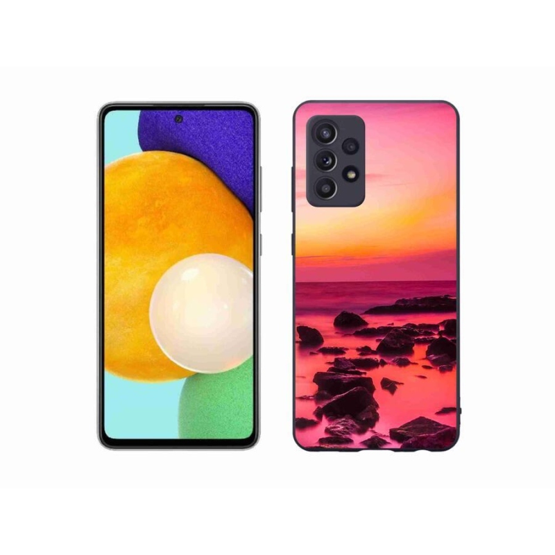 Gél borító mmCase Samsung Galaxy A52/A52 5G - tenger és világítás