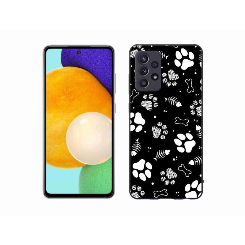 Zselés borítás mmCase Samsung Galaxy A52/A52 5G - kutyamancsok