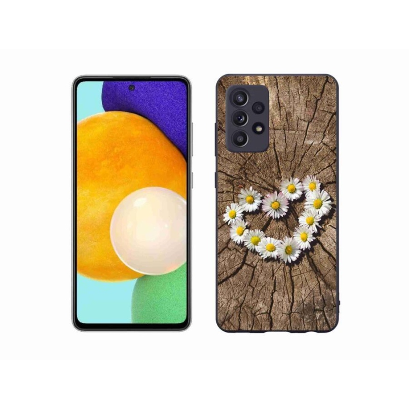 Zselés borítás mmCase Samsung Galaxy A52/A52 5G - Százszorszépek szíve