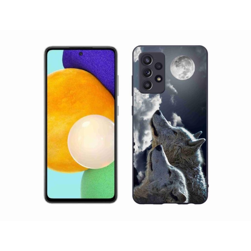 Zselés borítás mmCase Samsung Galaxy A52/A52 5G - farkasok