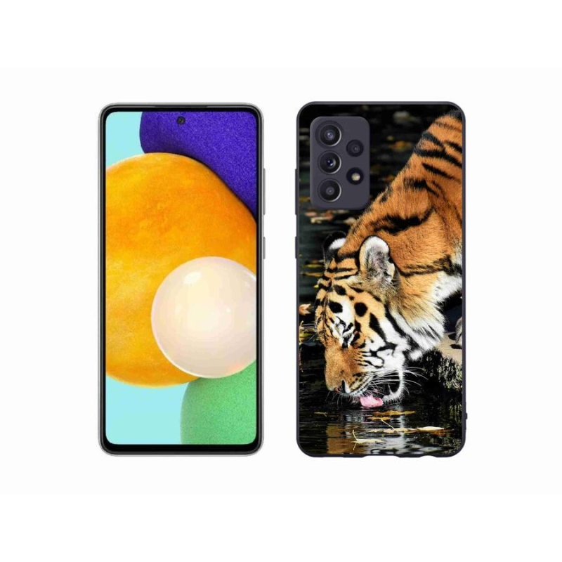 Gél borítás mmCase Samsung Galaxy A52/A52 5G - szomjas tigris