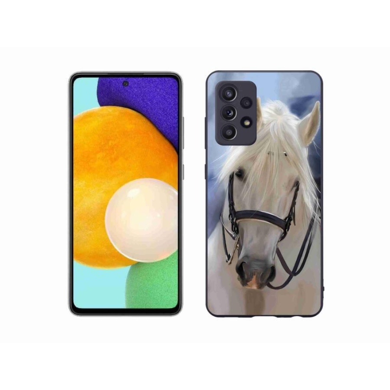 Zselés borítás mmCase Samsung Galaxy A52s 5G - fehér ló