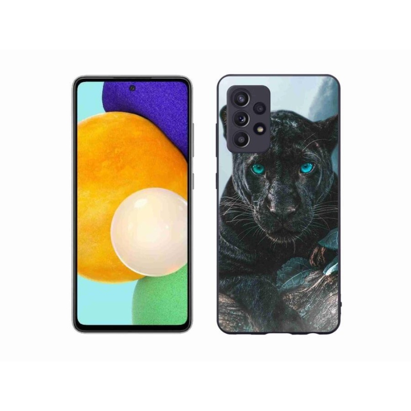 Gél védőhuzat mmCase Samsung Galaxy A52s 5G - fekete párduc