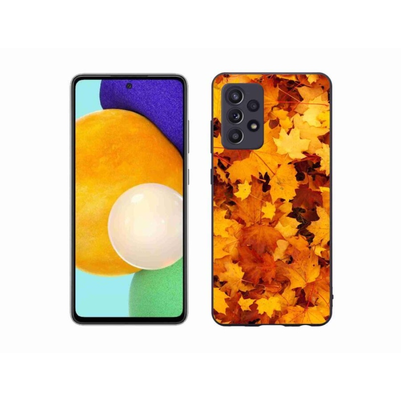 Zselés borítás mmCase Samsung Galaxy A52s 5G - juharlevelek