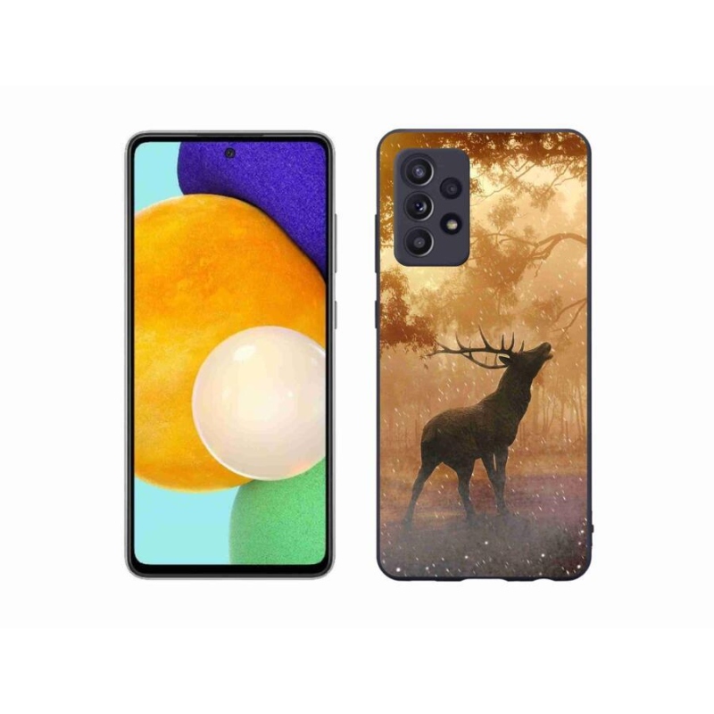 Zselés borítás mmCase Samsung Galaxy A52s 5G - szarvasok a vadászaton