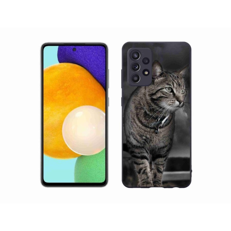 Gél védőhuzat mmCase Samsung Galaxy A52s 5G - macska