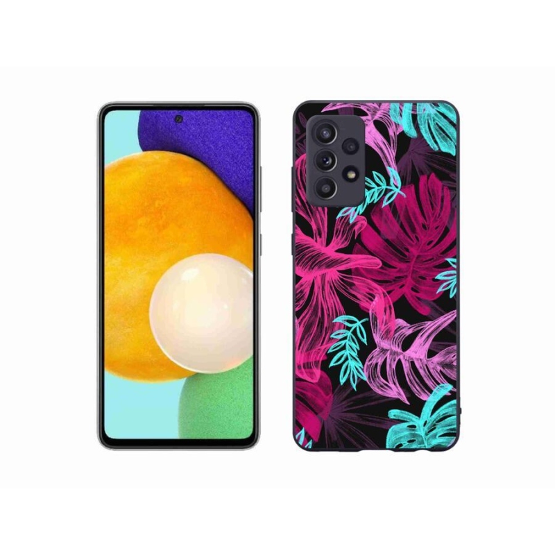 Zselés borítás mmCase Samsung Galaxy A52s 5G - virágok 1